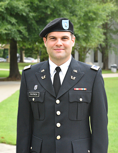 1st Lieutenant Brad Patrick, U.S. Army Reserve, Judge Advocate General’s Corps and proud Big Sandy Community and Technical College Alumni.