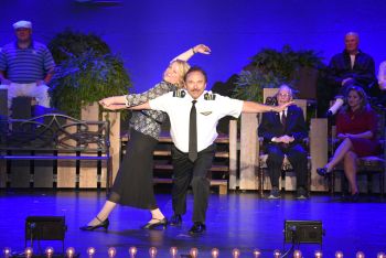 Dr. Sherry Zylka, BSCTC President/CEO is pictured with her dance partner Bill Benazatti at the Dancing for Shelter event held at the Mountain Arts Center