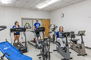The cardio room at Prestonsburg Campus