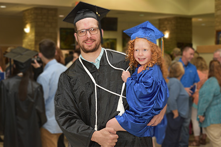 Will and Daughter at Graduation